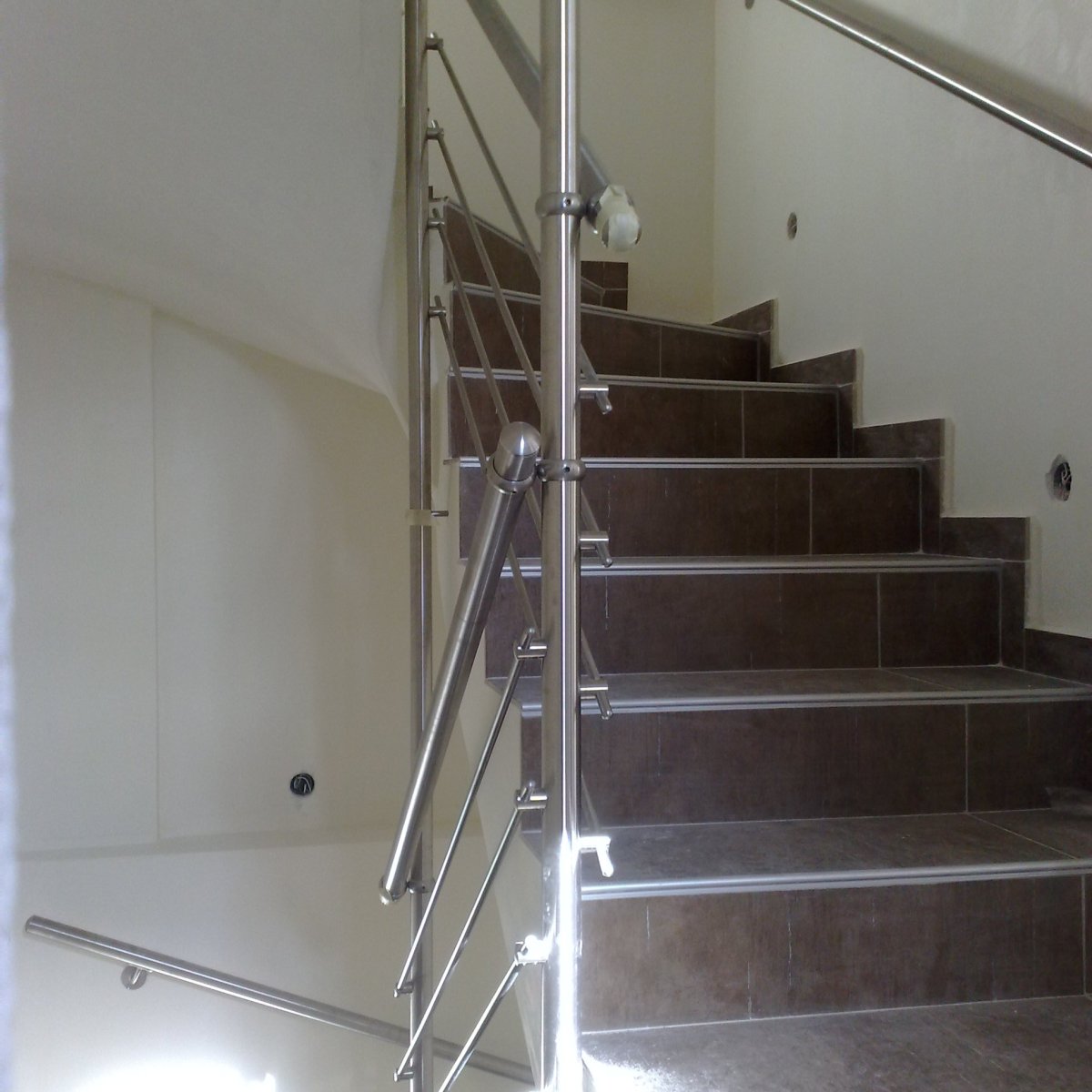 Κάγκελα INOX για εσωτερική σκάλα&nbsp;Κωδ:A1-4